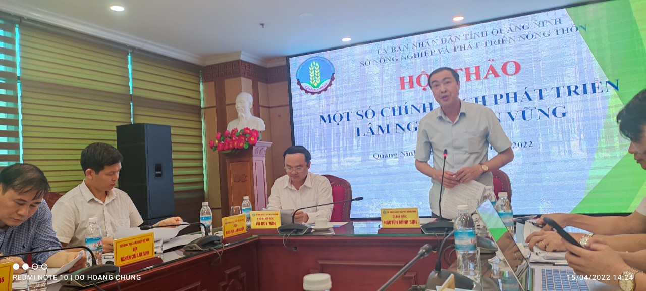 Hội thảo Một số chính sách phát triển Lâm nghiệp bền vững trên địa bàn tỉnh Quảng Ninh