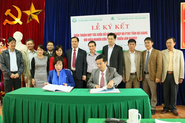Lễ ký kết hợp tác với Sở NN&PTNT tỉnh Hà Giang