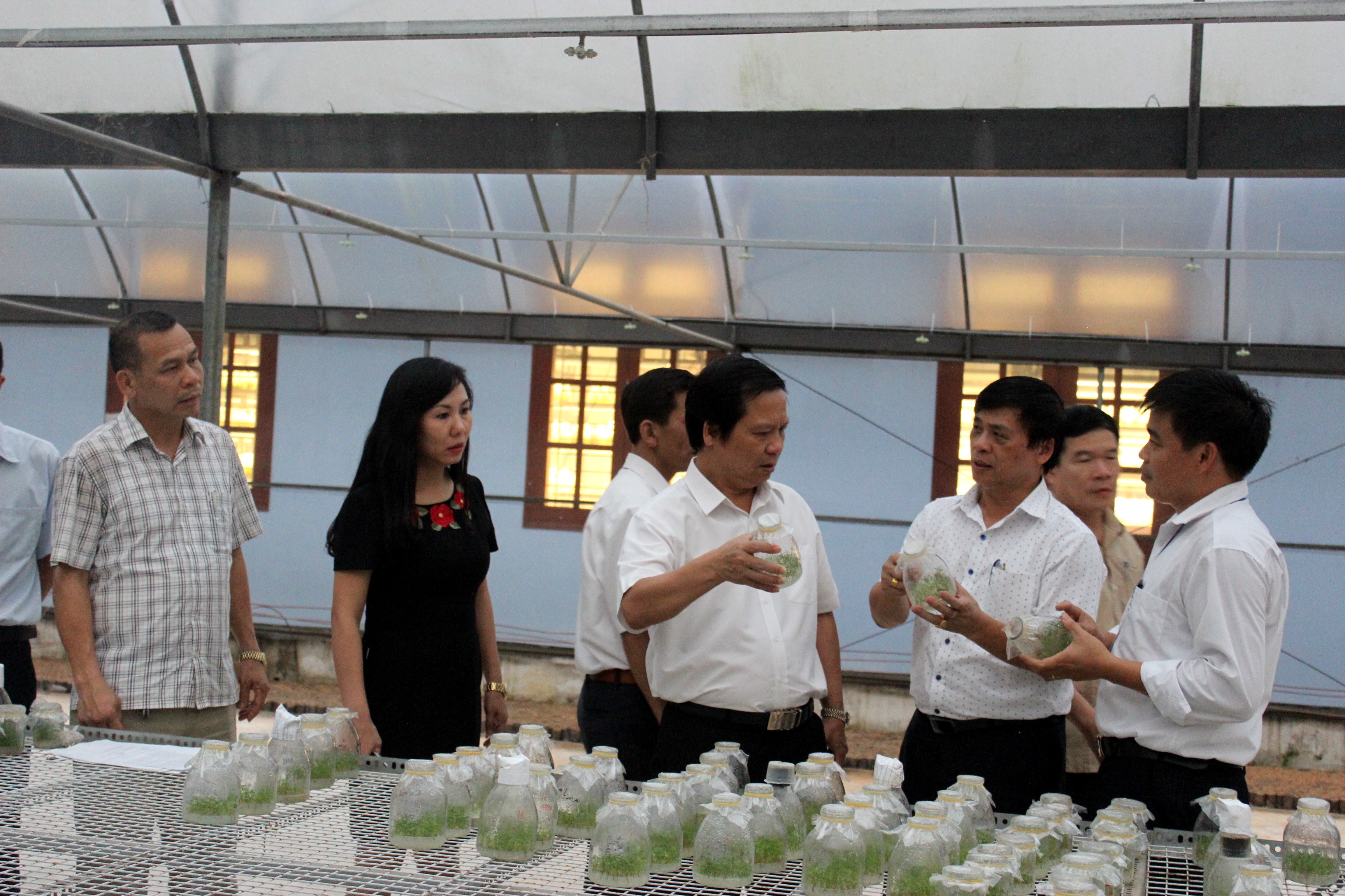 Đoàn báo cáo Viên tỉnh ủy Thái Nguyên thăm quan và làm việc tại Viện Nghiên cứu và phát triển Lâm Nghiệp