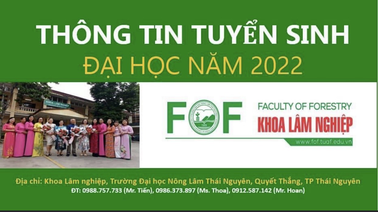 Trung tâm Tuyển sinh và Truyền Thông TUAF- Khoa Lâm Nghiệp- Trường Đại Học  Nông Lâm- Đại học Thái Nguyên 